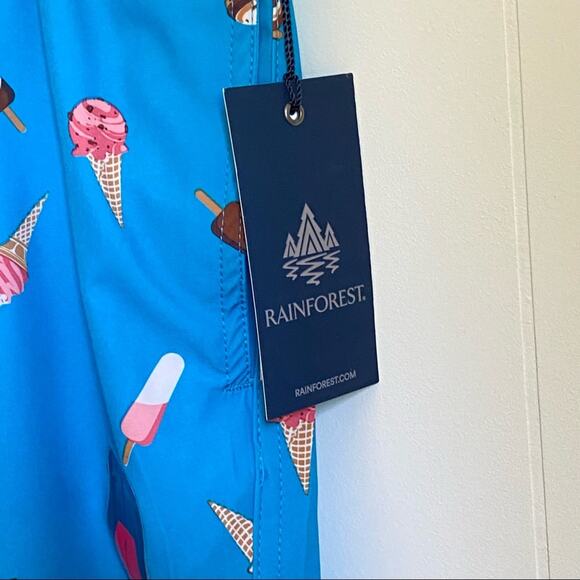 NWT Rainforest Ice Cream Swim Trunks - Picture 4 of 5